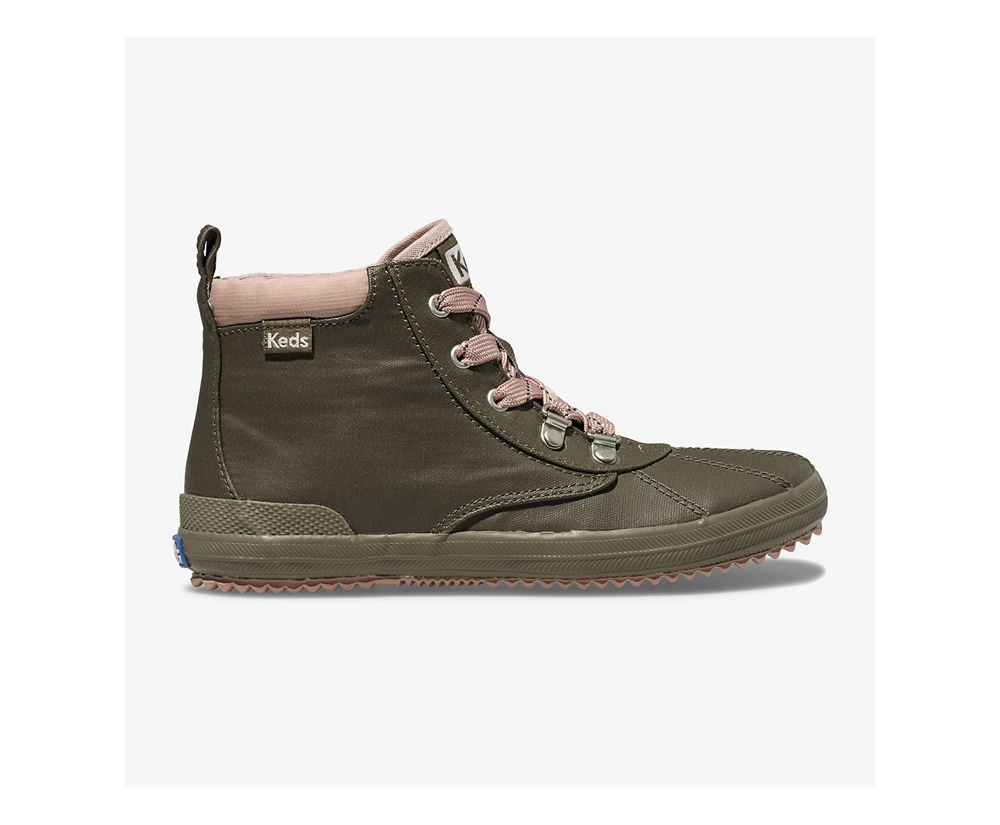 Botas Keds Niña Verde Oliva - Cyber Scout Coated Lona - 5426-YOBUX